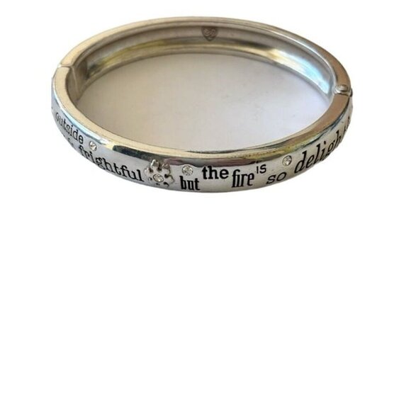 Brighton silver plated B jolly snowman frosty pendant necklace and Cuff Bracelet - Picture 9 of 12